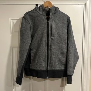 Men’s lululemon medium gray and black hoodie